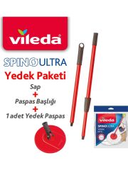 Vileda Spino Ultra Yedek Sap Başlık Yedek Paspas Paketi