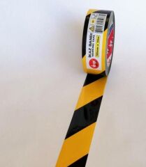 VE-GE BASKILI İKAZ BANT SARI SİYAH