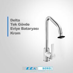 ECA DELTA TEK GÖVDE EVİYE BAT.KUĞU BOR.