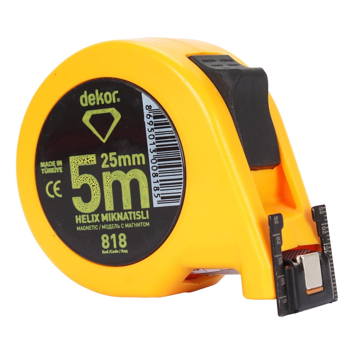 H.DEKOR ŞERİT METRE 5 M X 25 MM HELİX MIKNATISLI