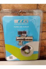 ECA   1/2   FİLTRELİ ARA MUSLUK KROM VOLANLI