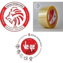 Vege Koli Bandı 45X100 Şeffaf (Aslan) 48 adet