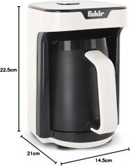 Kaave Mono Türk Kahvesi Makinesi Beyaz