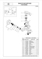 AR FİA BANYO BATARYASI 102102462