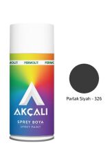 AKCALI SPREY BOYA PARLAK SİYAH DÜZ RENK 326