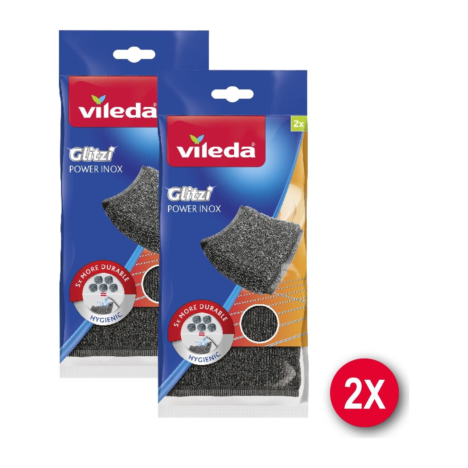 Vileda 2'li Glitzi Power Inox 2'li Paket