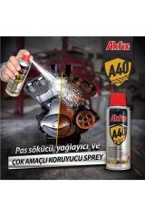 AKFİX A40 YAĞLAYICI-PAS ÖNLEYİCİ SPREY 400 ML