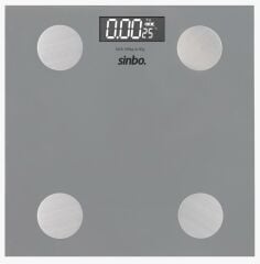 Sinbo SBS-4469 Bluetooth Dijital Yağ Su Kas Vücut Kitle Endeksi Kilo Ölçer Tartı Baskül