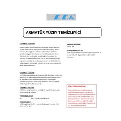 E.C.A E.c.a. Batarya Musluk Armatür Yüzey Temizleme Parlatıcı Sprey Orijinal Ürün